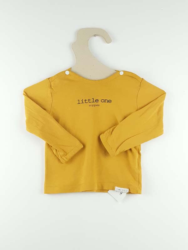 Noppies T-shirt LM jaune - 6 mois