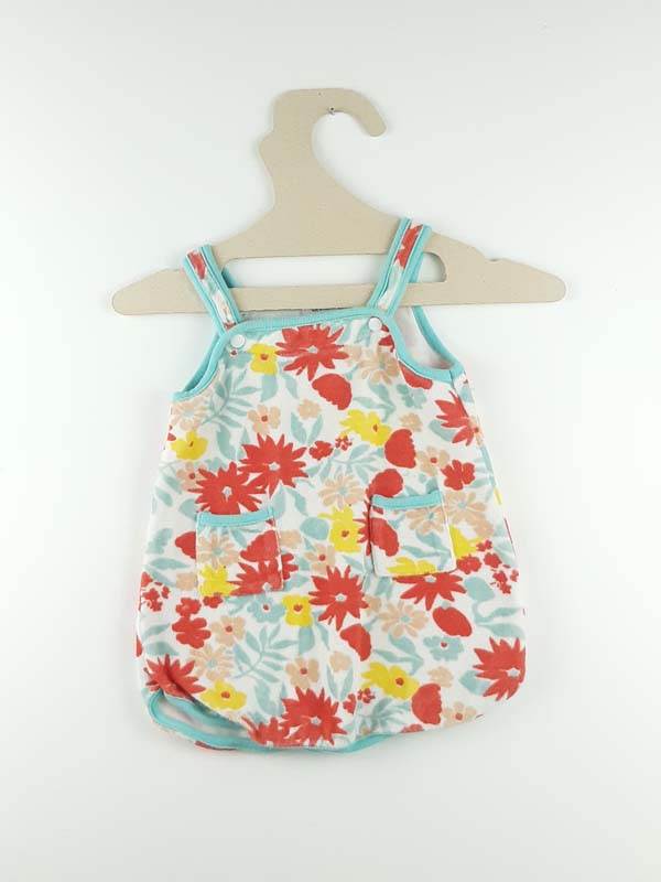 Petit Bateau Robe éponge fleuri - 6 mois