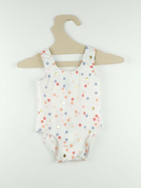 Petit Bateau Maillot 6 mois - pois