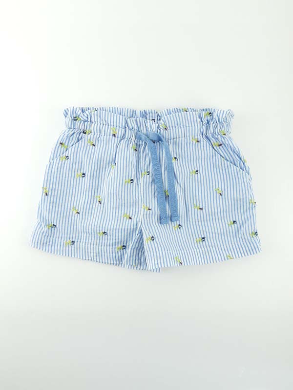 [230300397] Bout'chou Short bleu - 24 mois
