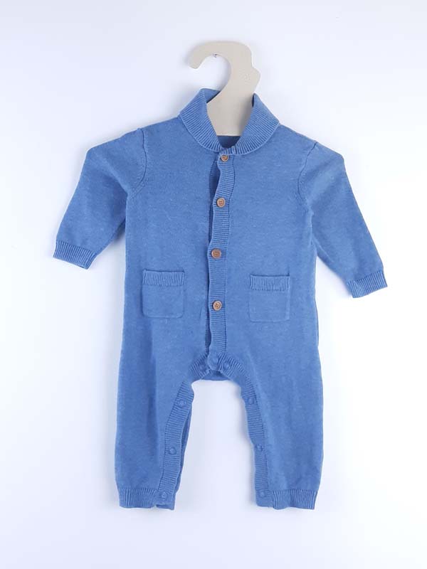 [230300145] Cuddles & Smiles Pyjama bleu - 3 mois