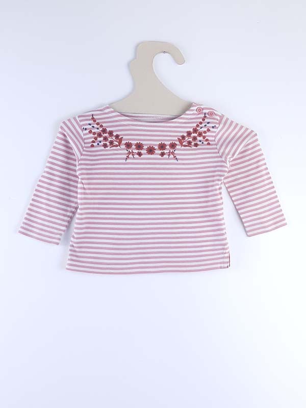 [230200678] Bout'chou T-shirt LM rose - 6 mois