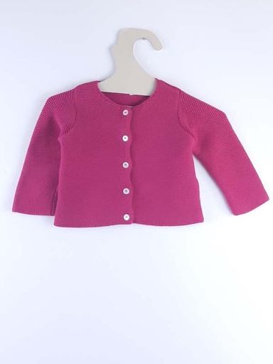 [230300241] Jacadi Gilet rose - 6 mois