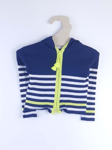 [230300228] MiaZia Gilet bleu - 3 mois