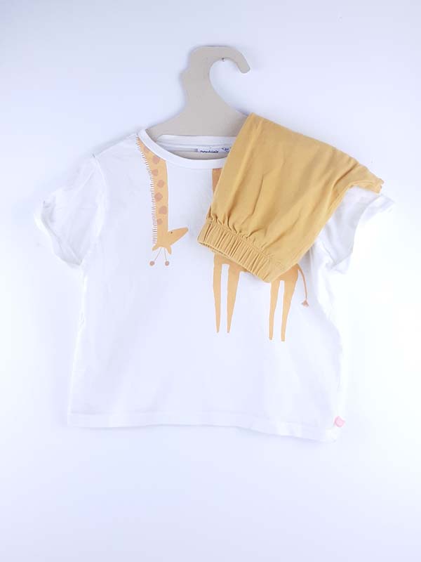 [230300867] Noukies Pyjama 2pièces CM jaune - 5 ans
