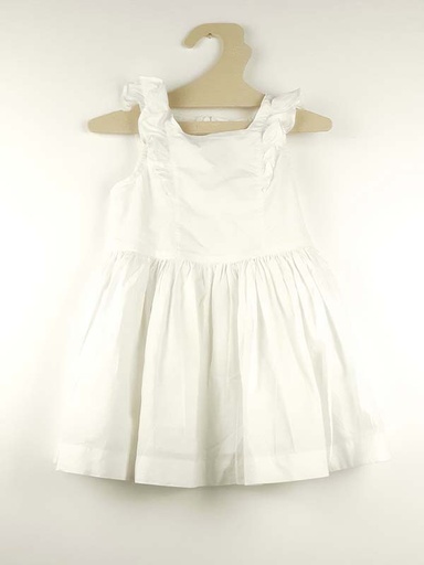[230300855] Petit Bateau robe blanche - 3 ans