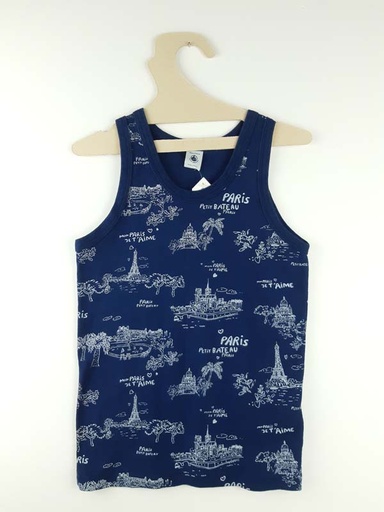 [230300776] Petit Bateau Chemisette bleu - 10 ans