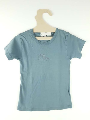 [230500512] Petit Bateau Chemisette bleue - 6 ans