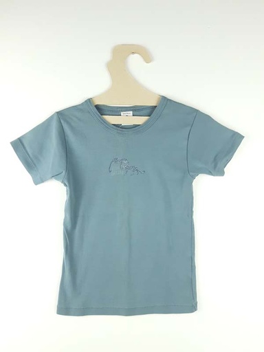 [230500510] Petit Bateau Chemisette bleue - 6 ans