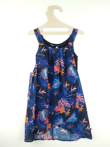 [230500414] Week-end à la mer Robe bleu - 6 ans