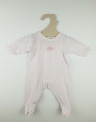 [230600109] Petit Bateau Pyjama rose - 1 mois