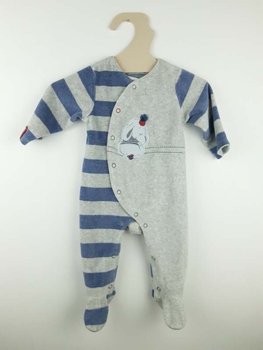 [230500314] Noukies Pyjama gris - 3 mois