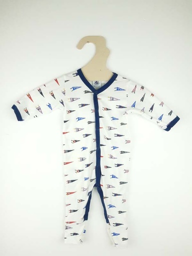 [230600261] Petit Bateau Pyjama bateau - 1 mois