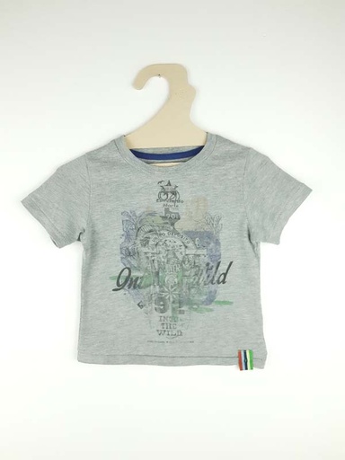 [230600642] CKS T-shirt CM gris clair - 2 ans