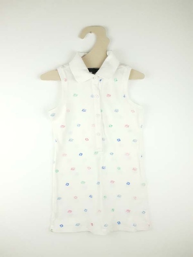 [230400251] Tommy Hilfiger Robe blanche - 4 ans