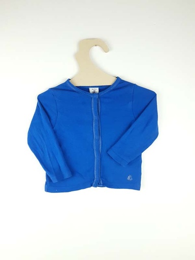 [230700116] Petit Bateau Gilet bleu - 18 mois