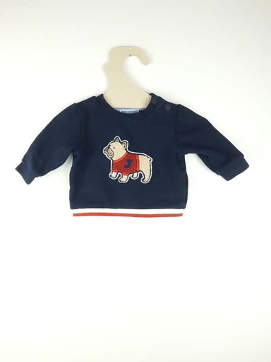 [230700009] Jacadi Pull bleu - 6 mois