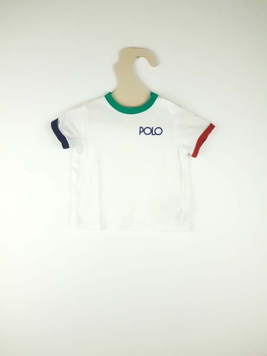 [230700163] Ralph Lauren T-shirt CM Blanc - 6 mois