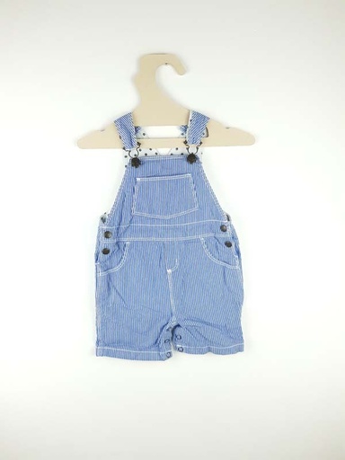 [230700092] Petit Bateau Salopette bleue - 12 mois