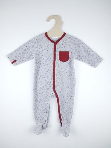 [230500436] Noukies Pyjama gris - 6 mois