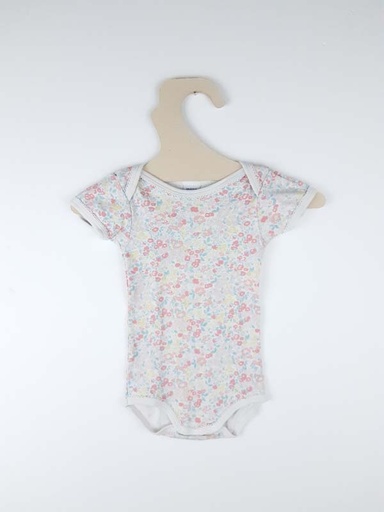 [230300541] Petit Bateau Body CM fleurs - 6 mois