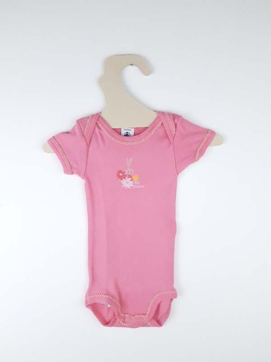 [230300033] Petit Bateau Body rose - 12 mois