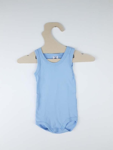 [230700172] Petit bateau Body bleu clair - 6 mois