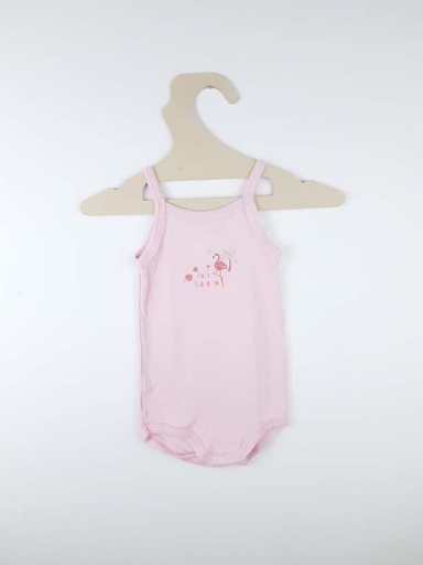 [230700421] Petit Bateau Body rose pâle - 18 mois