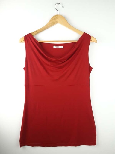 [221001194] Fragile T-shirt de grossesse L - rouge
