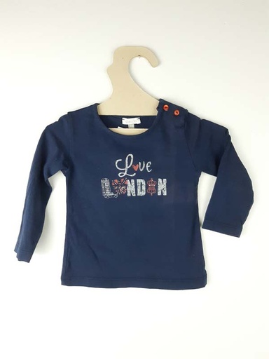 [230800047] Absorba T-shirt LM bleu - 18 mois