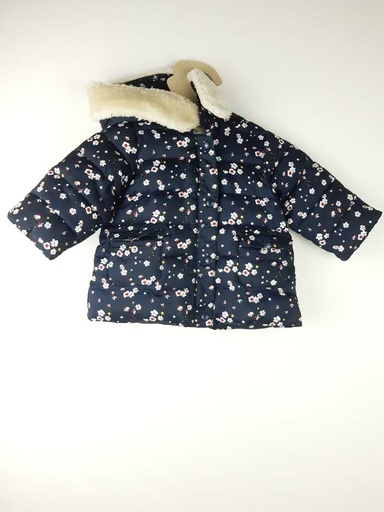 [230800367] Petit Bateau Manteau bleu - 6 mois