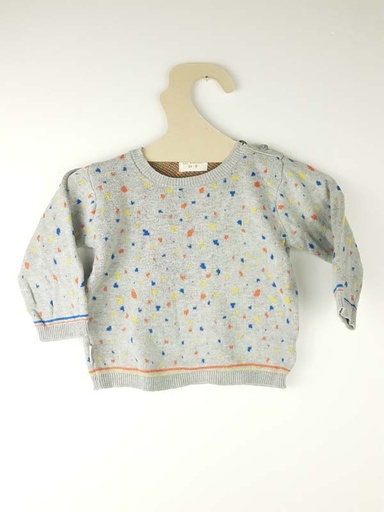 [230800426] Zoé Mommen Pull gris - 12 mois