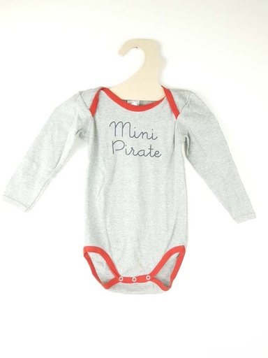 [230900373] Absorba body gris mini pirate - 2 ans