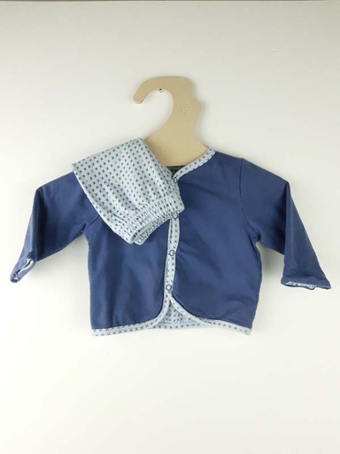 [230900265] Noukies Ensemble bleu - 1 mois
