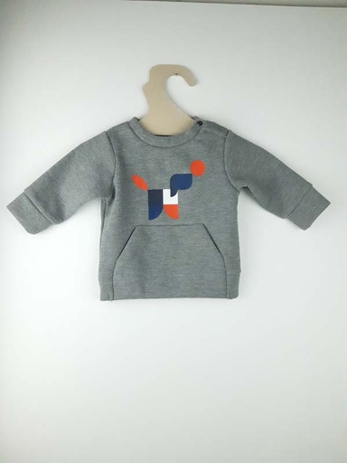 [230900411] Jacadi Pull gris - 6 mois