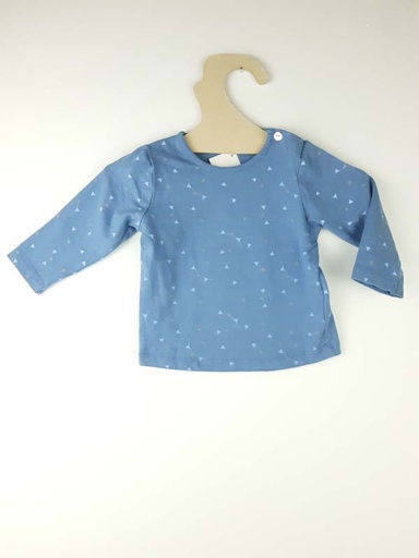 [230800108] Noukies T-shirt LM bleu - 6 mois
