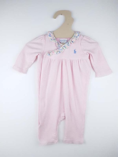 [231100525] Ralph Lauren Pyjama rose - 3 mois