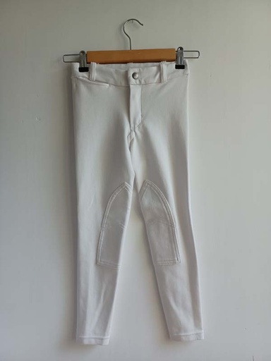 [230400113] Decathlon Pantalon équitation Blanc - 8 ans