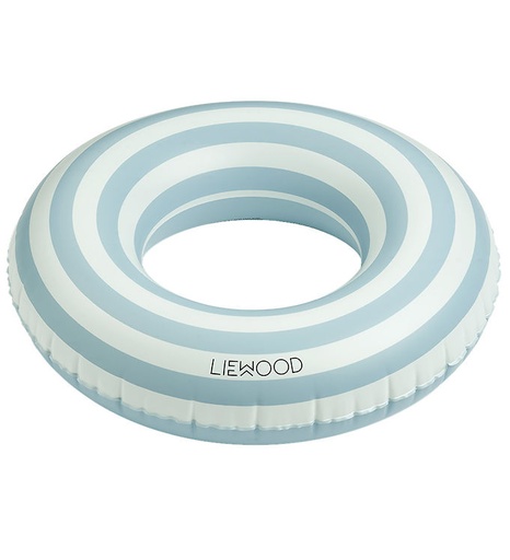 [240200068] Liewood Swim Ring Stripe Sea Blue