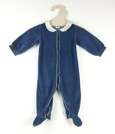 [221200304] Petit Bateau Pyjama 6 mois - bleu