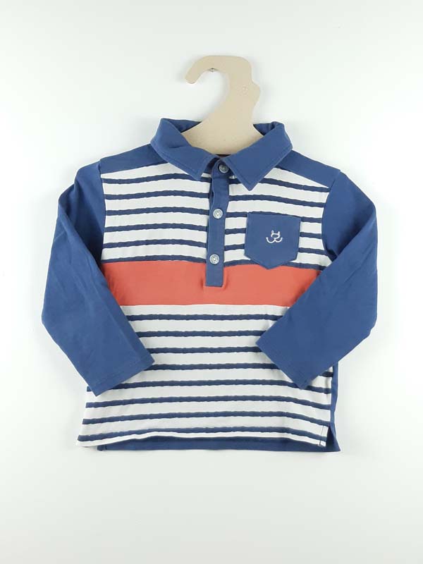 [230200420] Noukies T-shirt LM bleu - 2 ans
