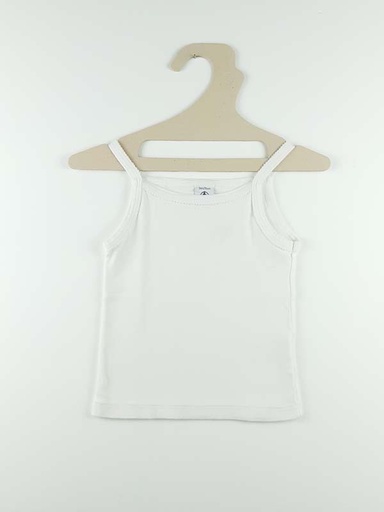 [230200503] Petit Bateau Chemisette blanche - 3 ans