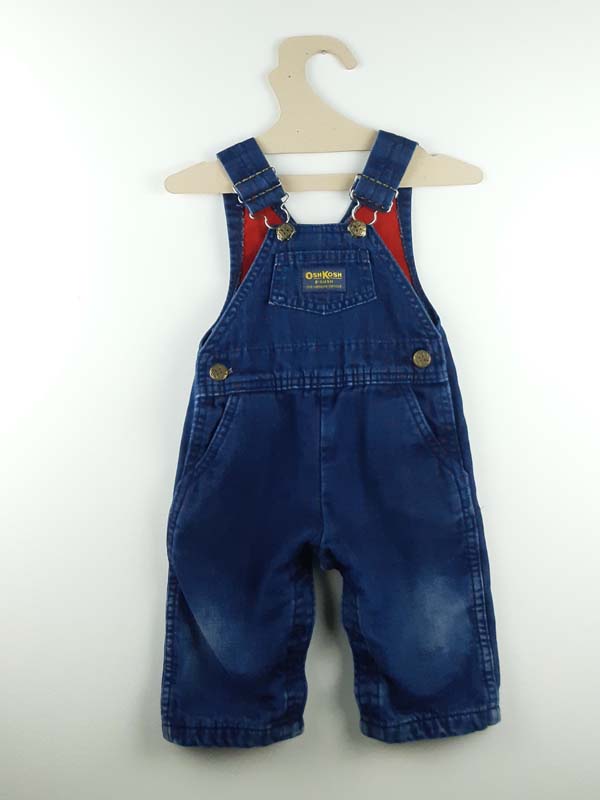 [230200315] Oshkosh salopette en jean - 12 mois