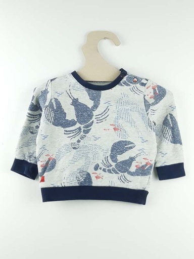 [230200123] Catimini Pull gris - 12 mois