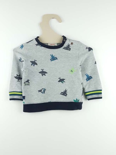 [230200109] Catimini Pull gris - 6 mois